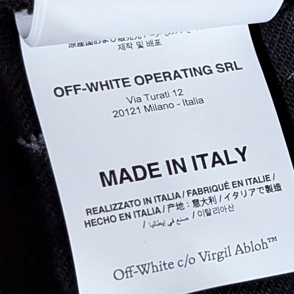 $2840 Mens OFF-WHITE Leaf Embroidered Logo Skate Fit Jeans Black 32 - Picture 10 of 12